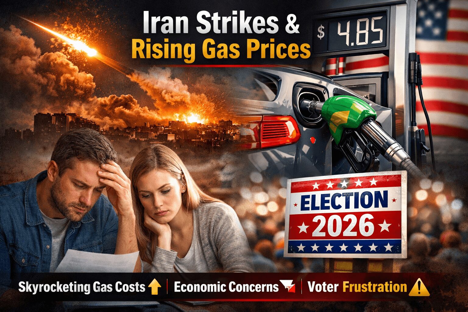 Iran strikes rising gas prices