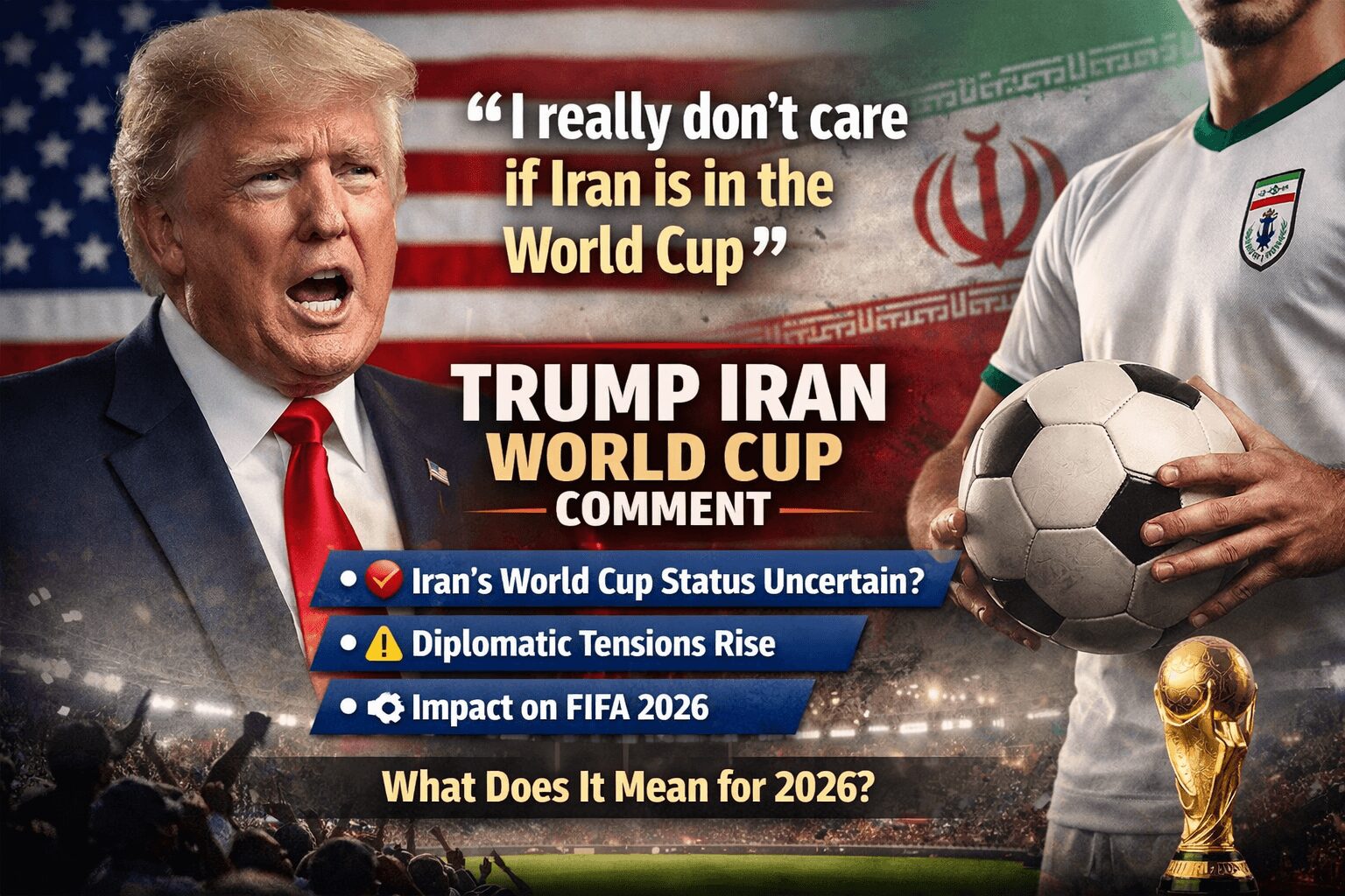 Trump Iran World Cup Comment