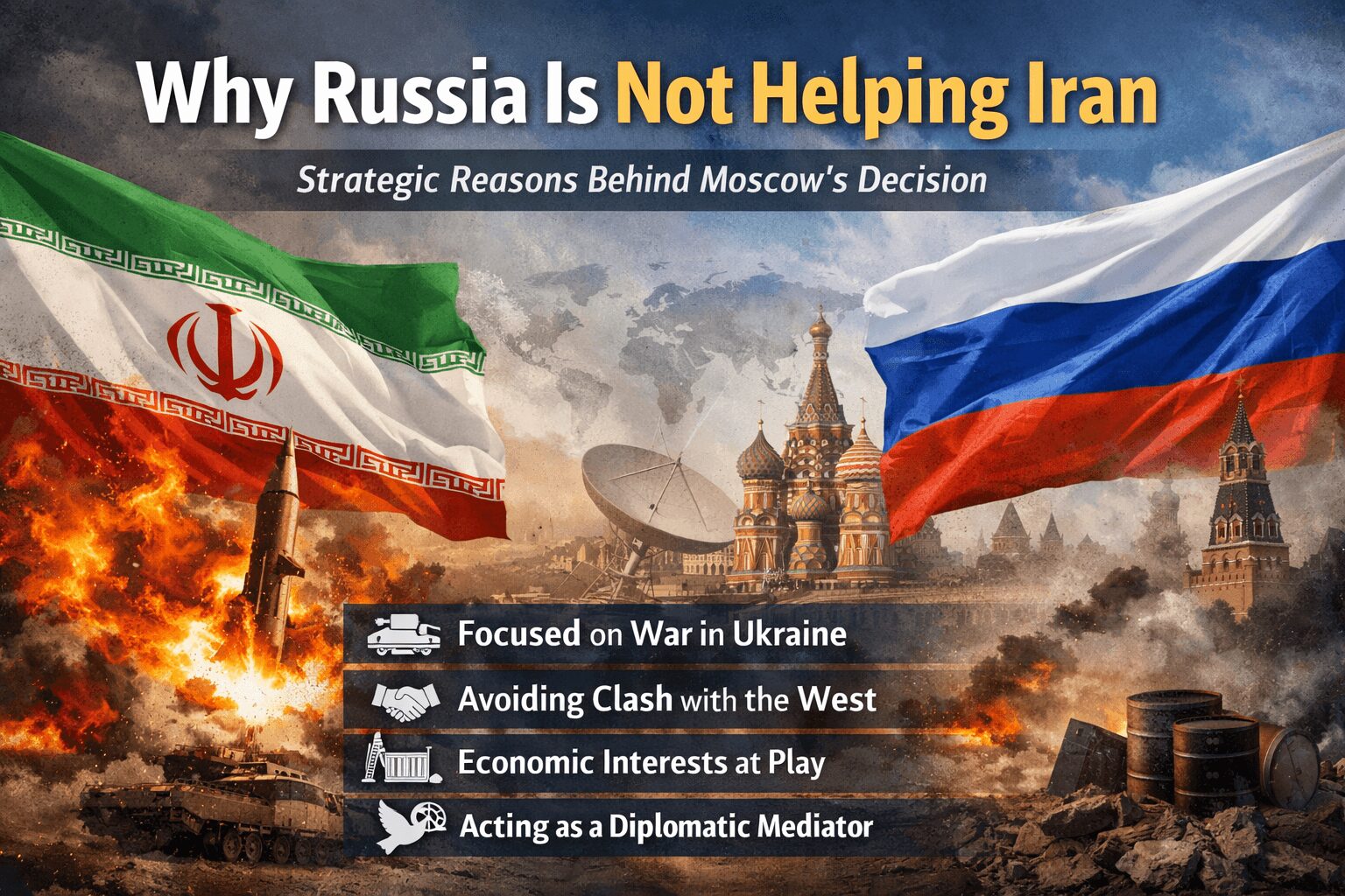 Why Russia is not helping Iran