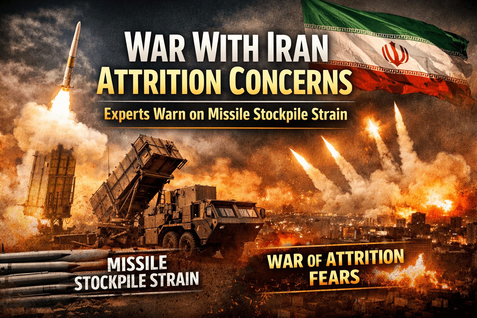 war with Iran attrition concerns